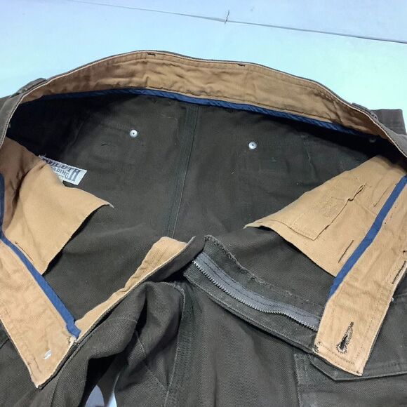 Duluth Trading Co Cargo Canvas Work Pants Brown Size 38x30 - Picture 7 of 9